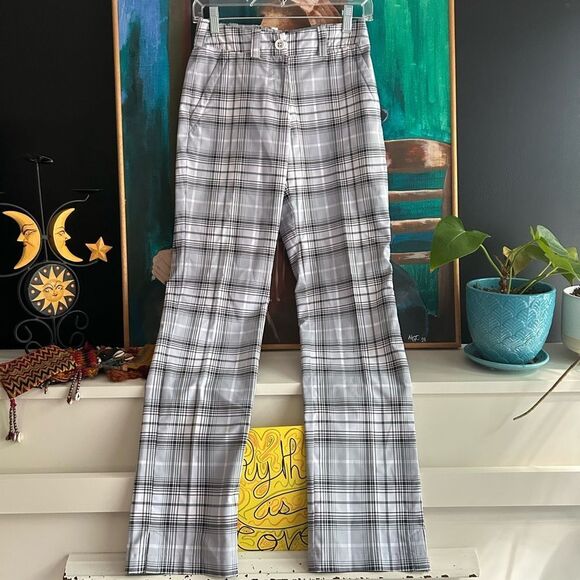 Nike Golf Tour Performance Dri-Fit Gray Plaid Straight Leg Pants 0 - Picture 13 of 15